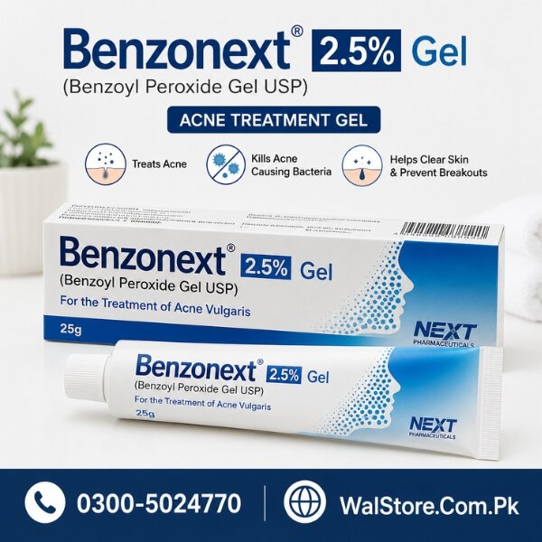 Benzonext 2.5% Gel In Pakistan