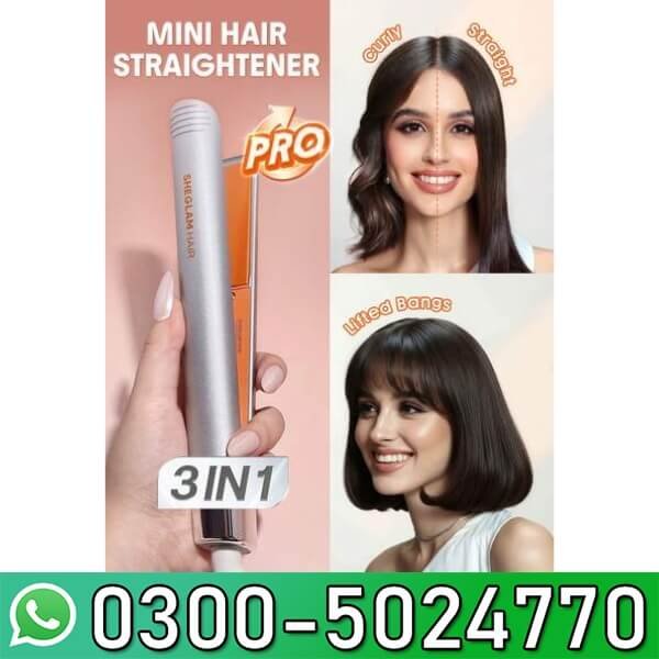 Crystal Hair Straightener Flat Irons Tools In Pakistan