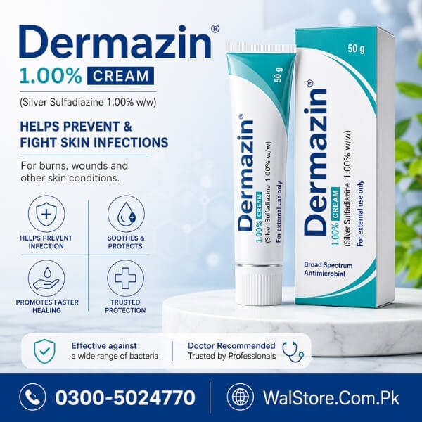 Dermazin 1.00% Cream In Pakistan