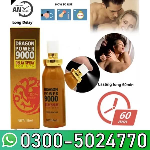  Dragon Power 9000 Delay Spray For Men In Pakistan