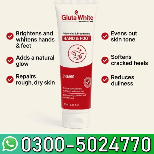 Gluta White Hand Foot Cream In Pakistan