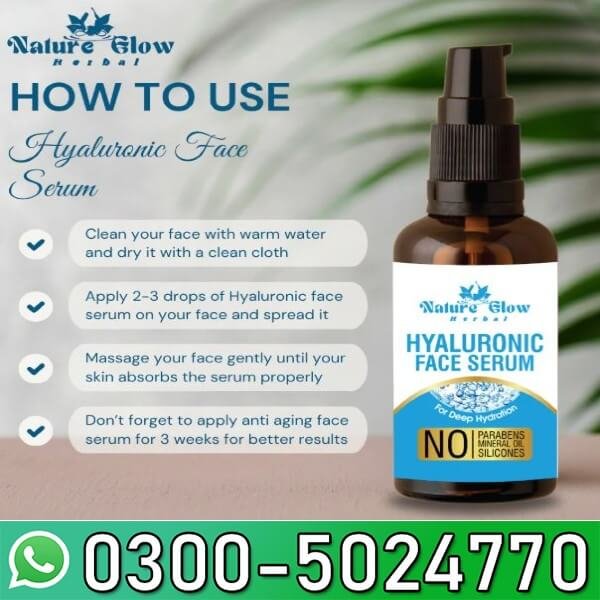 Hyaluronic Face Serum With Collagen 30ml In Pakistan