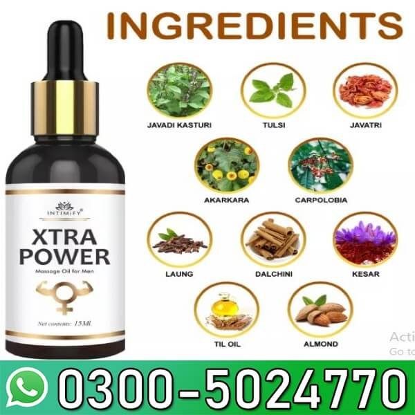  Intimify Xtra Power Massage Oil For Men Price in Pakistan