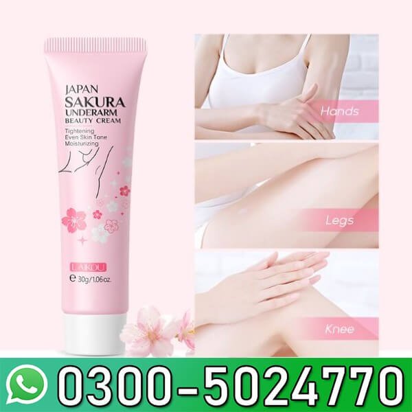LAIKOU Japan Sakura Underarm Whitening Cream In Pakisan