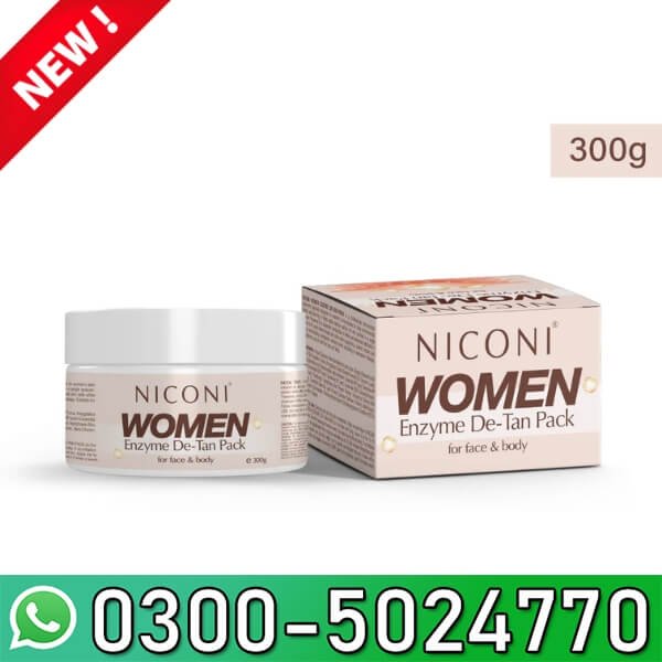 Niconi Women Enzyme De-Tan Pack For Face & Body