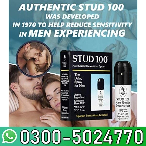  Stud 100 Spray for Male In Pakistan