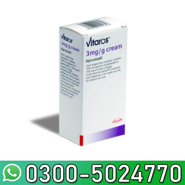 Vitaros Cream Price In Pakistan