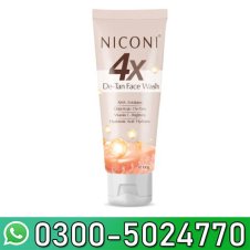  Niconi 4X De-Tan Facewash (100g) | For Men & Women